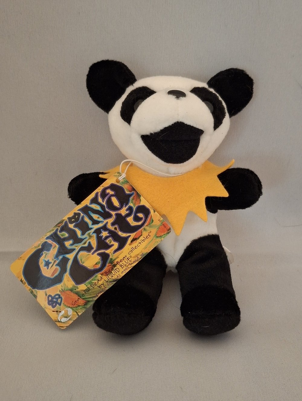 Grateful Dead Dancing Beanie Bear CHINA CAT NWT Liquid Blue Vintage Plush 7"